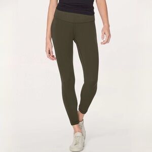 Lululemon Align Pant 25” in Dark Olive